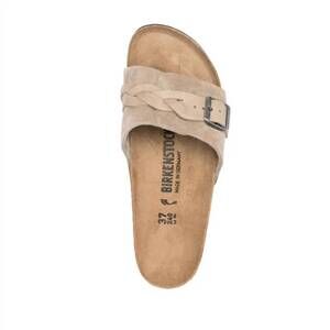 NEW BIRKENSTOCK women's oita braided sandal in taupe